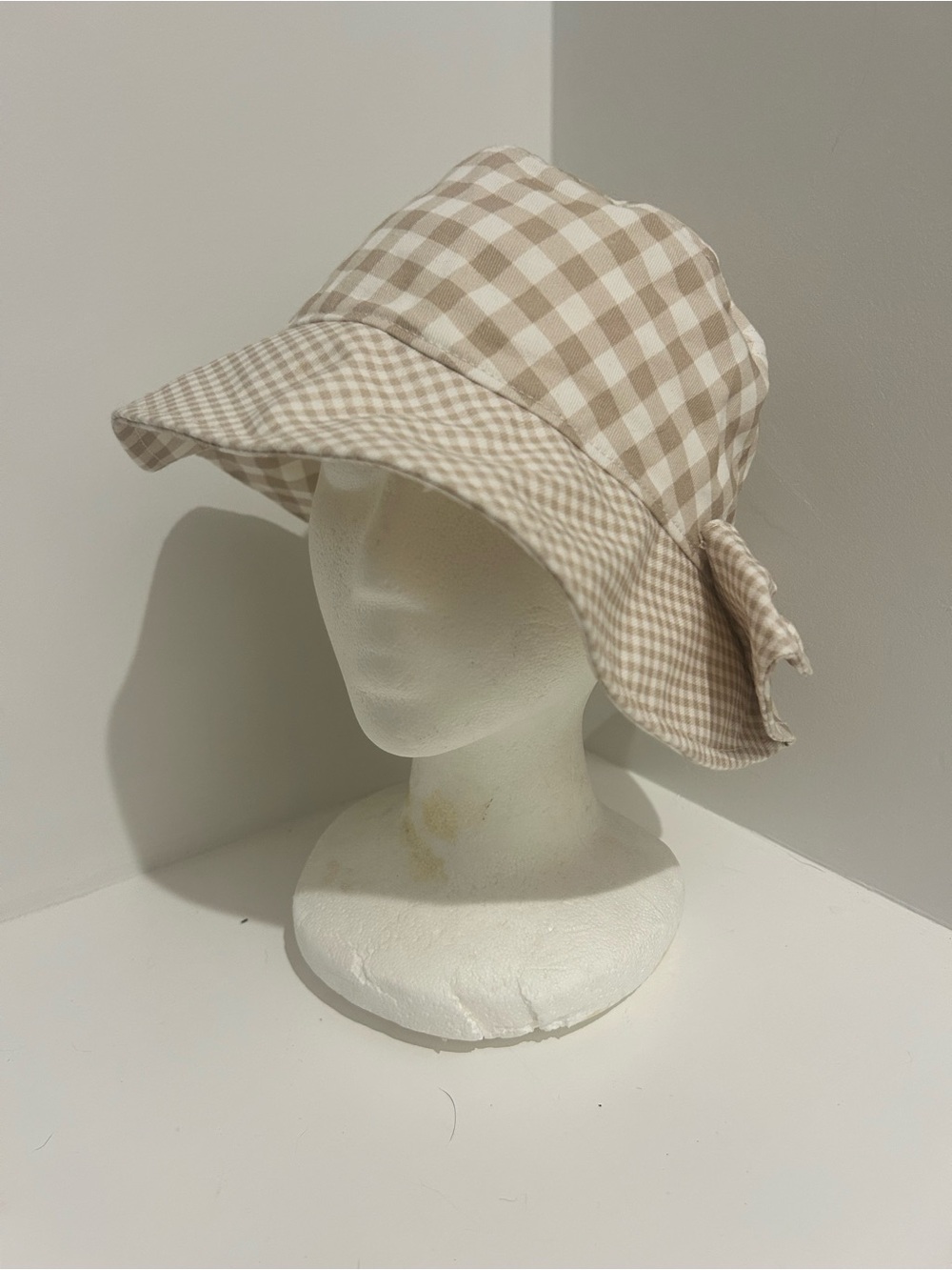 J.Crew Gingham Bow Bucket Hat - Size
S/M